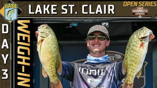 OPEN: Day 3 Weigh-in at Lake St. Clair