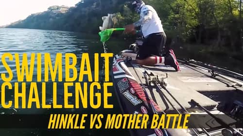 Hinkle Vs Mother Swimbait Battle Part 2 with Brandon Palaniuk and Oliver Ngy