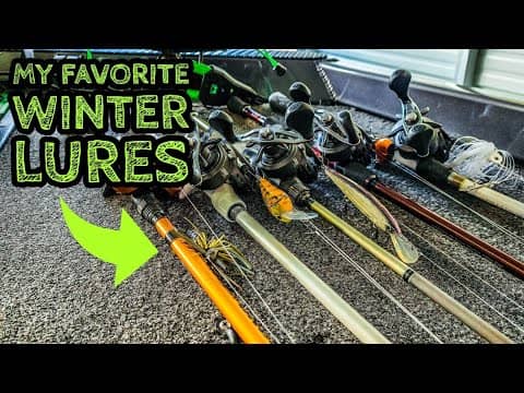 Checking the FLOODED RIVER and My FAVORITE Winter Lures!!!
