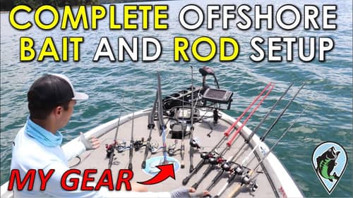 All My Offshore Baits, Rods, and Reels Explained! | Offshore Bass Fishing Setups