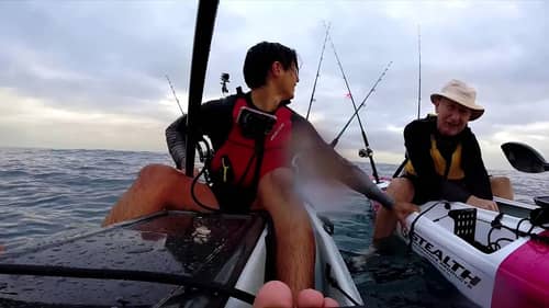 Dustings, Deals & First Mackerel for 2014-15 - Kayak Fishing Gold Coast