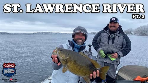 COLD Water Smallmouth! (St. Lawrence River! Part 2)