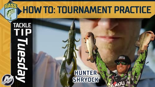 How Hunter Shryock maximizes bites when practicing for a TOURNAMENT