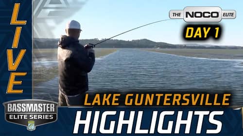 Day 1 Highlights (2020 Lake Guntersville Bassmaster Elite)