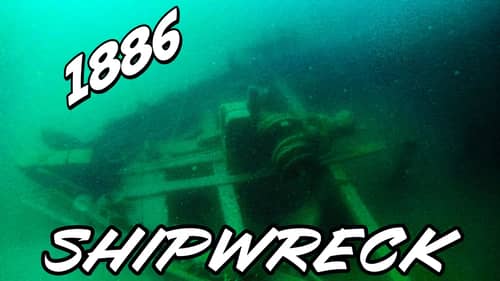 Sunken Shipwreck Explored! Amazing Smallmouth Fishing!
