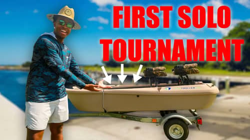 I Fished My FIRST SOLO Bass Tournament in my TWIN TROLLER