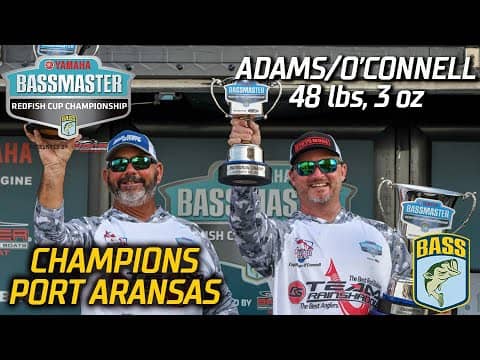 Edward Adams and Sean O'Connell win the 2022 Bassmaster Redfish Cup with 48 pounds, 3 ounces