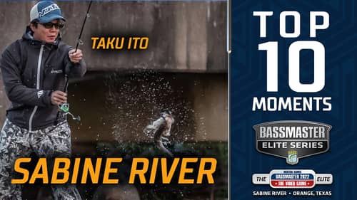 Top 10 Catches at the Sabine River! (2021 Bassmaster Elite)