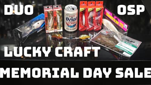 What's New This Week! New OSP And Lucky Craft plus Huge Memorial Day Sale!