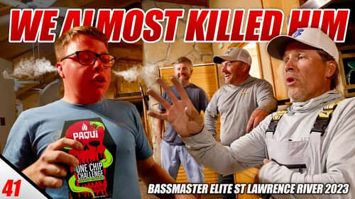 WE ALMOST KILLED HIM SERIOUSLY! - Bassmaster Elite St Lawrence River (Practice) - UFB S3 E41