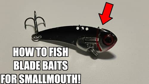 How to Fish Blade Baits for Smallmouth Bass! - The Best Winter Bass Fishing Bait!