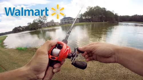 CHEAP Lure Fishing Challenge (Walmart)