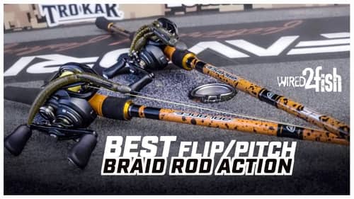 The Best Flipping and Pitching Rod Action for Braided Lines