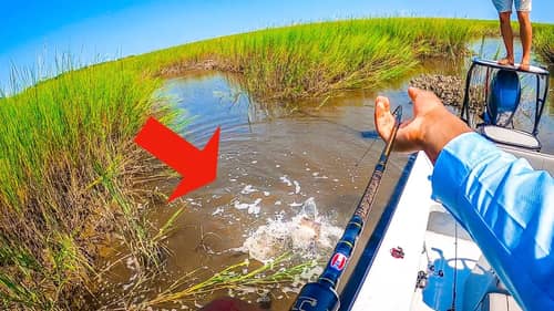 He ATE It At The BOAT (BULL RED FISHING)