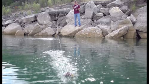 Skipping Lures with a Baitcaster in Slow Motion