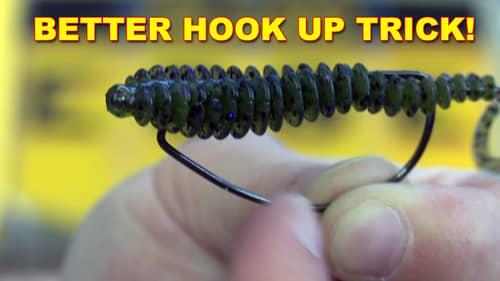 Texas Rig Catch Hook Up | Bass Fishing