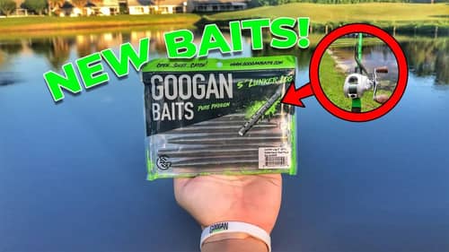 GOOGAN BAITS LUNKER LOG Catches NEW PB! *Pond Fishing*
