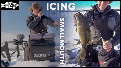Ice Fishing Smallmouth Bass Using Garmin Panoptix