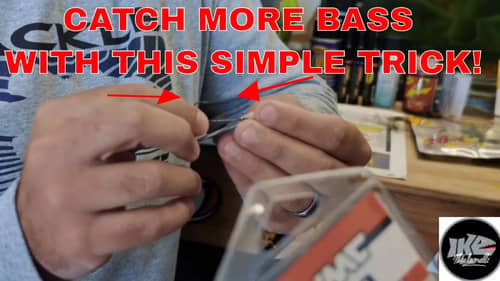 How to ADD a STINGER HOOK to your FISH HEAD SPINS to CATCH MORE BASS!