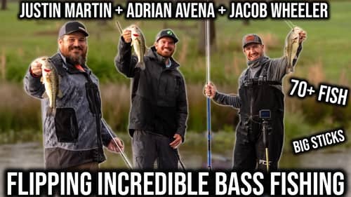 Absolutely WRECKING some Pond Bass with Adrian and Martin