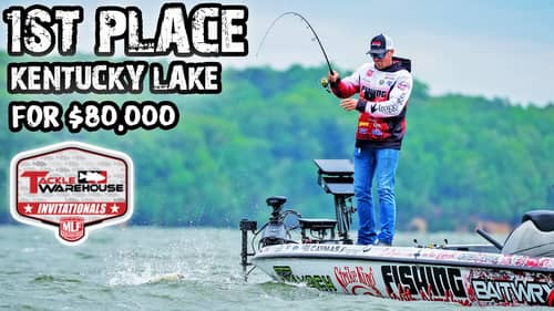 1ST PLACE! Kentucky Lake MLF PRO TOURNAMENT - Bass Fishing for $80,000!