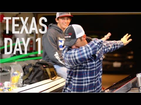 Texas Bass Fishing Trip: Day 1 -- VLOG #16