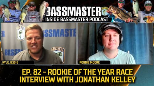 Inside Bassmaster Podcast E82: Figuring out the Elite Series flow as a Rookie with Jonathan Kelley