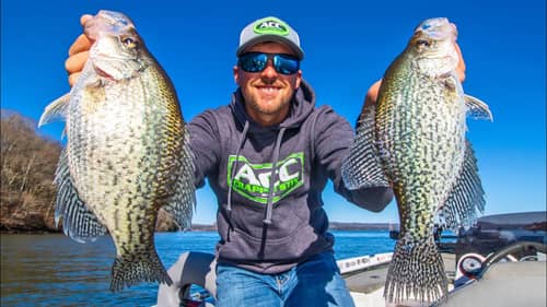 Catching MONSTER CRAPPIE In Winter/Early Spring!