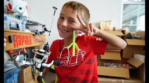 8 Year Old Lure Modification with Vegas Iaconelli