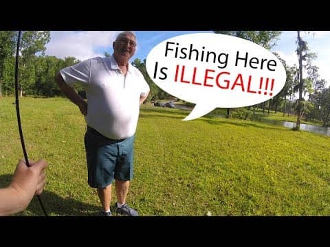 Kicked OUT Of My SECRET Fishing Spot (Really?)