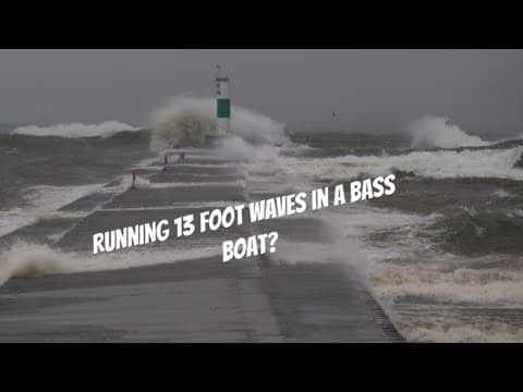 I Took My Bass Boat On Lake Erie In 50 mph Winds…On Purpose