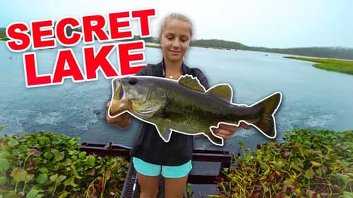 SUPER SECRET Florida Pond Fishing with Hilary Martin