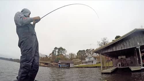 Fishing Flipping Jigs for Winter Bass