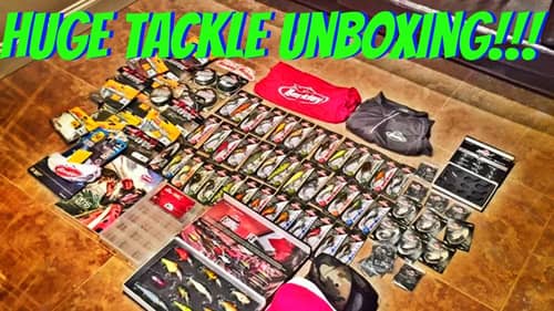 HUGE Tackle Unboxing ~ Berkley Baits