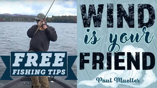Cold Clear Water Winter Bass Fishing Strategy [Tip: Wind Is Pro Angler Paul Mueller's Friend]