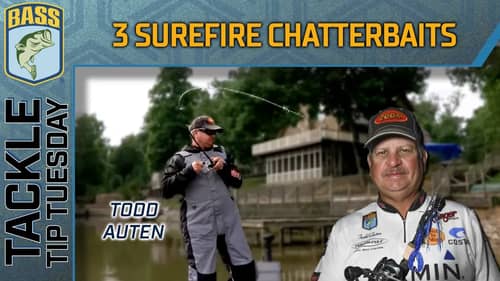 Three Chatterbait variations Todd Auten lives by