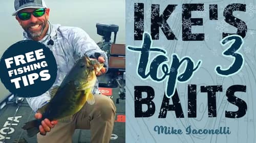 TOP 3 Hard Baits for FALL & EARLY WINTER [Mike Iaconelli's Best Bass Fishing Lures Video Series]
