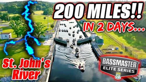 200 Miles of BASS FISHING History is HERE!! (St. John's River Elite Series MAZE)