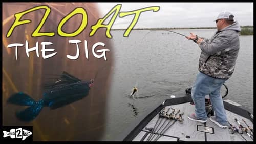 How to 'Float' a Swim Jig for Post Frontal Bass