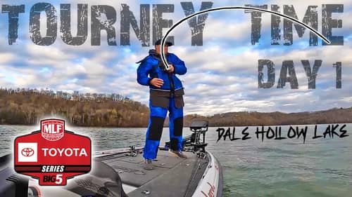 MLF Toyota Open BASS TOURNAMENT on DALE HOLLOW LAKE! (DAY 1)