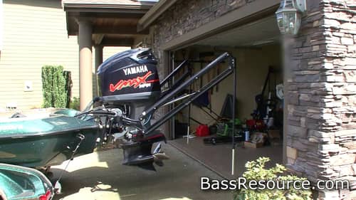 How To Park Your Boat In The Garage With Power-Poles On | Bass Fishing