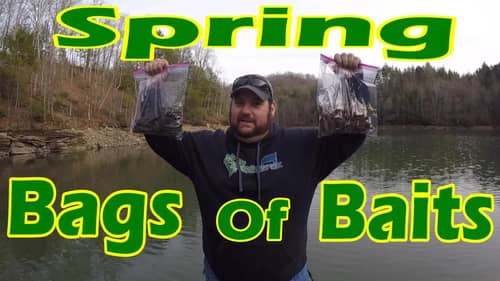 Bags of Spring Baits - Soft Plastics