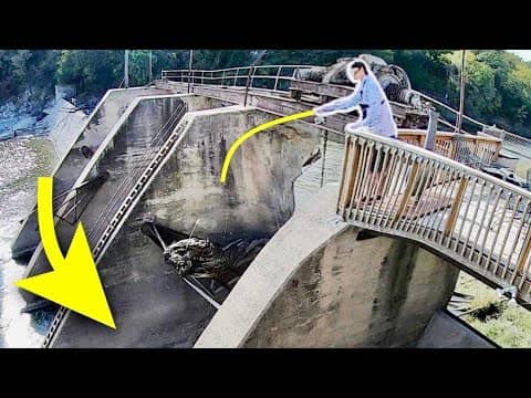 100 YEAR OLD SPILLWAY holds a MONSTER FISH!! (INSANE)