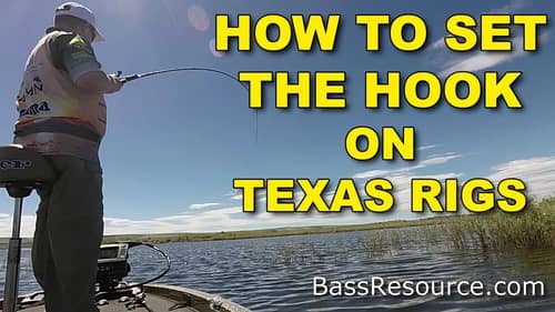 How To Set The Hook On A Texas Rig (This Works!) | Bass Fishing