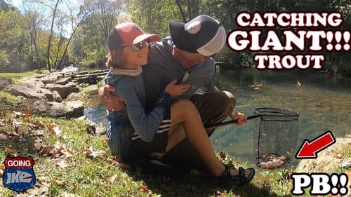 Catching GIANT Trout with Vegas!!! PERSONAL BEST!!!
