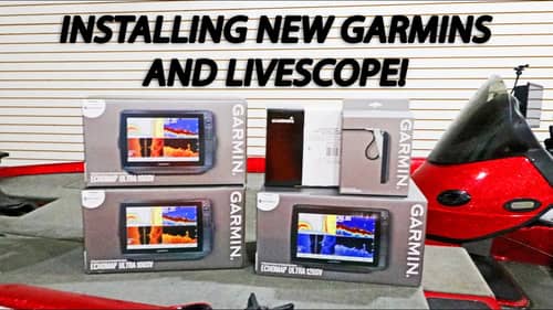 INSTALLING BASS BOAT DEPTH FINDERS - GARMIN LIVESCOPE AND GRAPHS (DIY - How To)