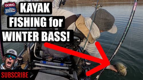 KAYAK FISHING for WINTER BASS!
