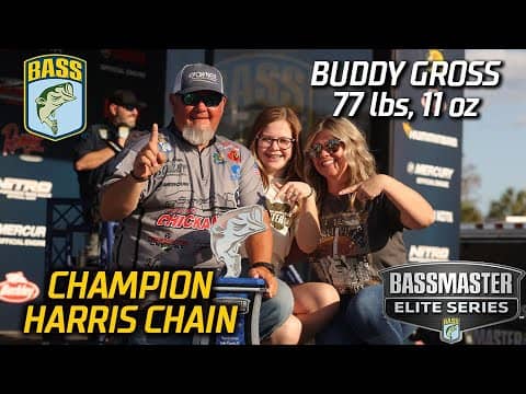 Buddy Gross wins 2022 Bassmaster Elite at Harris Chain (77 pounds, 11 ounces)