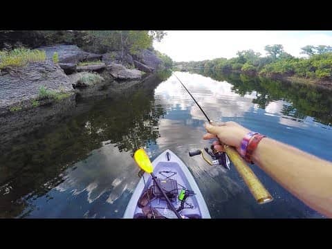 Hunting BIG Bass in Tiny Clear Rivers -- (I Lost a GIANT)