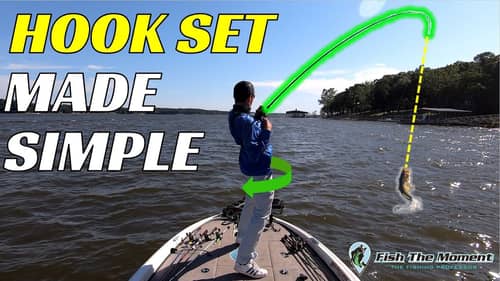 Bass Fishing Hook Set Made Simple | How to Set the Hook on Fish